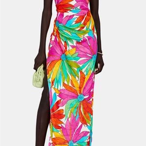 Ronny Kobo Gildo Floral MIDI dress
